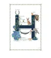 Jo Laing A4 Letter Print In Navy