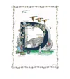 Jo Laing A4 Letter Print In Navy