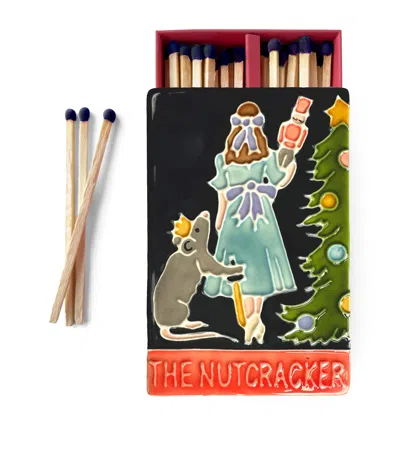 Jo Laing Ceramic The Nutcracker Matchbox In Multi