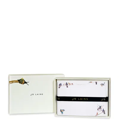 Jo Laing Coo-eeeee A6 Notecards In White