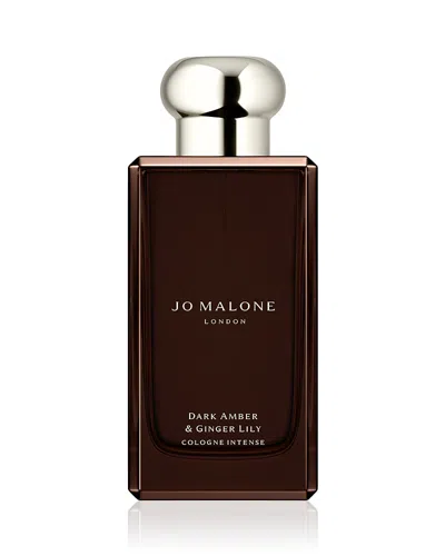 Jo Malone London Dark Amber & Ginger Lily Cologne Intense 3.4 Oz. In Size 3.4-5.0 Oz.