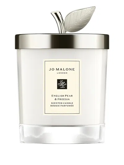 Jo Malone London English Pear & Freesia Scented Candle (200g) In White