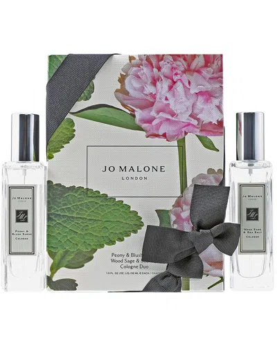 Jo Malone London Jo Malone Peony Blush Suede/wood Sage Sea Salt 2pc Set In White