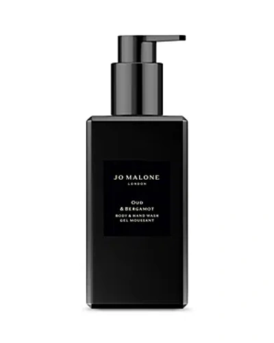 Jo Malone London Oud & Bergamot Body & Hand Wash 8.5 Oz. In Black