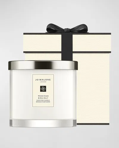 Jo Malone London Wood Sage & Sea Salt Deluxe Candle, 200g In White
