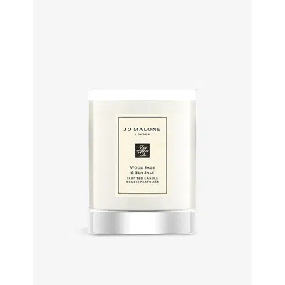 Jo Malone London Wood Sage & Sea Salt Scented Candle 65g In White