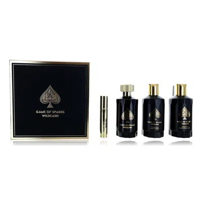 J.o. Milano Game Of Spades Wildcard By Jo Milano, 4 Piece Gift Set For Unisex In Transparent