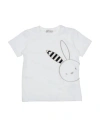 J.o. Milano J. O. Milano Newborn Girl T-shirt White Size 3 Cotton, Elastane In White