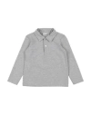 J.o. Milano J. O. Milano Toddler Boy Polo Shirt Grey Size 6 Cotton, Elastane