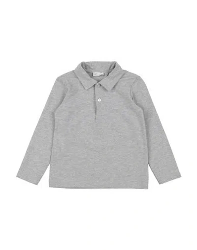 J.o. Milano Babies' J. O. Milano Toddler Boy Polo Shirt Grey Size 6 Cotton, Elastane