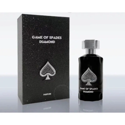 J.o. Milano Jo Milano Men's Game Of Spades Diamond Parfum 3.4 oz Fragrances 850051043064 In Black / Orange / White