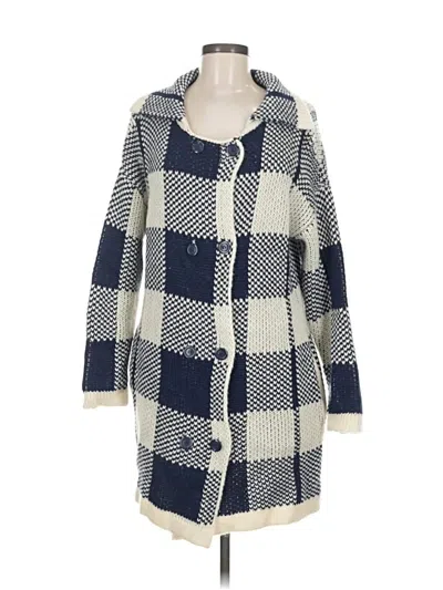 Pre-owned Joa Cardigan Sweater In Blue