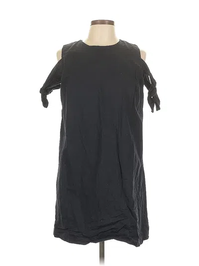 Pre-owned Joa Casual Dress In Black