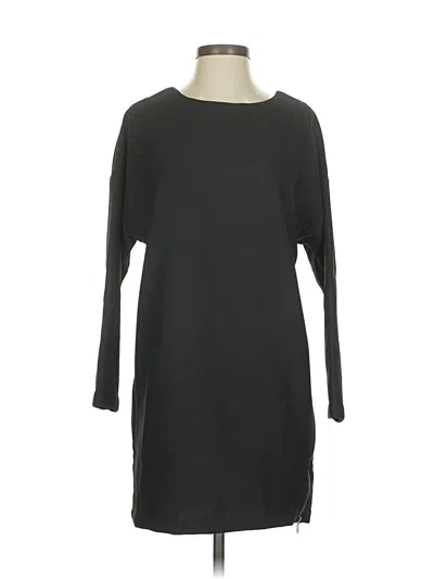Pre-owned Joa Casual Dress In Black