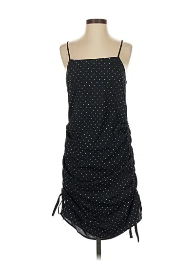 Pre-owned Joa Casual Dress In Black