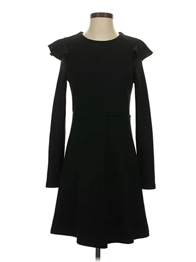 Pre-owned Joa Casual Dress In Black