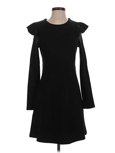Pre-owned Joa Casual Dress In Black