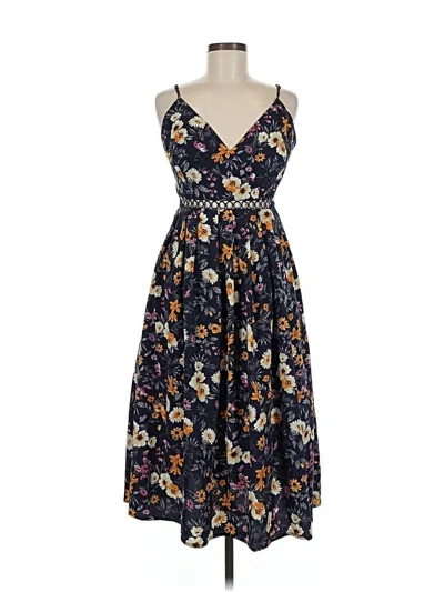 Pre-owned Joa Casual Dress In Blue