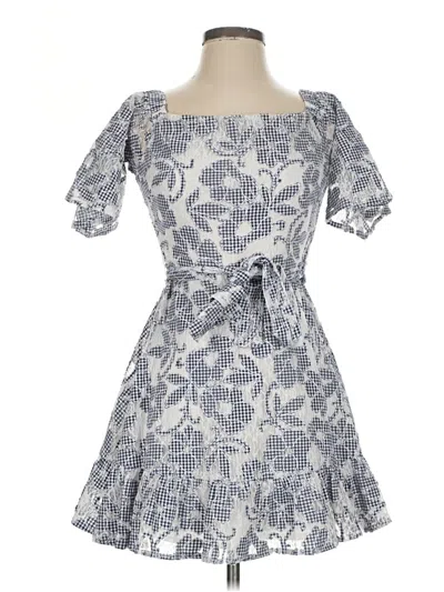 Pre-owned Joa Casual Dress In Blue