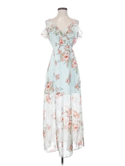 Pre-owned Joa Casual Dress In Blue