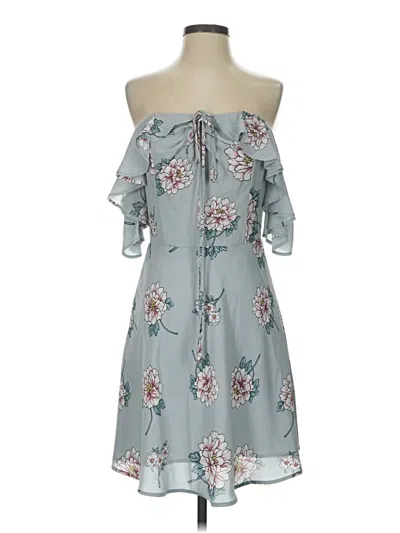Pre-owned Joa Casual Dress In Blue