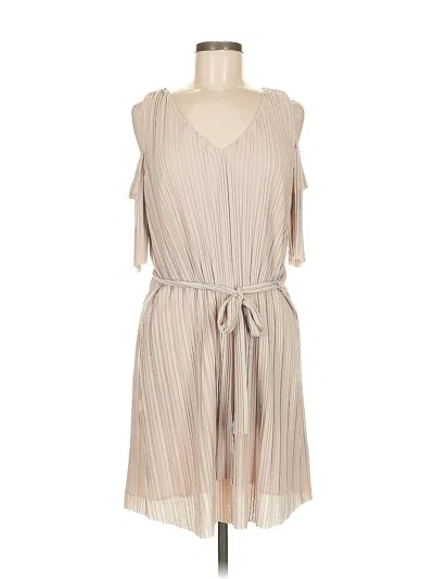 Pre-owned Joa Casual Dress In Brown