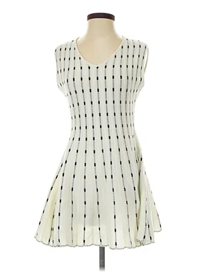 Pre-owned Joa Casual Dress In Ivory