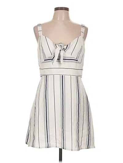 Pre-owned Joa Casual Dress In Ivory
