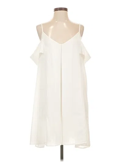 Pre-owned Joa Casual Dress In Ivory