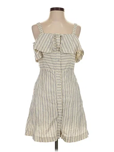 Pre-owned Joa Casual Dress In Ivory