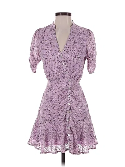 Pre-owned Joa Casual Dress In Purple