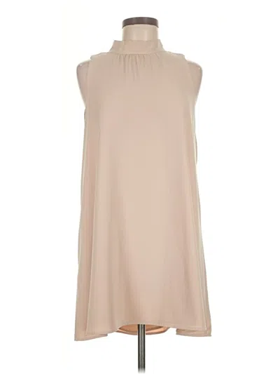 Pre-owned Joa Casual Dress In Tan