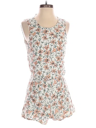 Pre-owned Joa Casual Dress In White