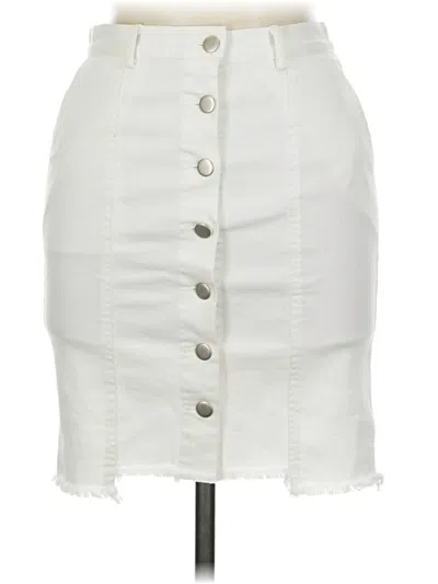 Pre-owned Joa Casual Skirt In White