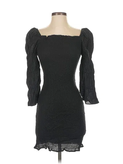 Pre-owned Joa Cocktail Dress In Black