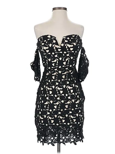 Pre-owned Joa Cocktail Dress In Black