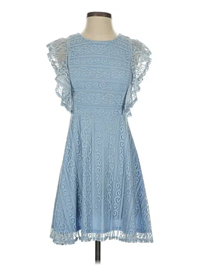 Pre-owned Joa Cocktail Dress In Blue