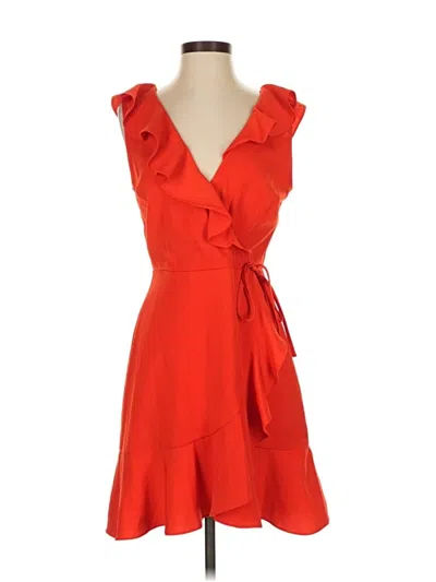 Pre-owned Joa Cocktail Dress In Red