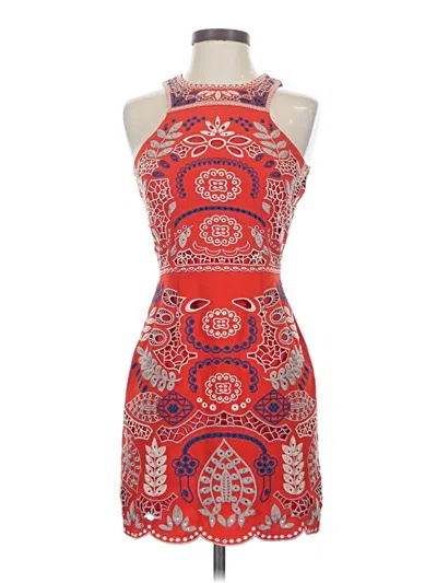 Pre-owned Joa Cocktail Dress In Red