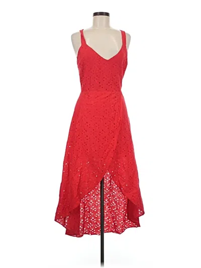 Pre-owned Joa Cocktail Dress In Red