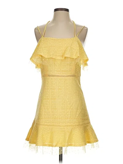 Pre-owned Joa Cocktail Dress In Yellow