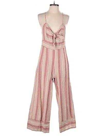 Pre-owned Joa Jumpsuit In Brown