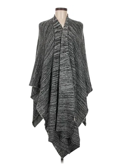 Pre-owned Joa Poncho In Gray