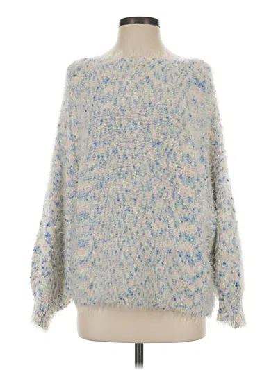 Pre-owned Joa Pullover Sweater In Blue