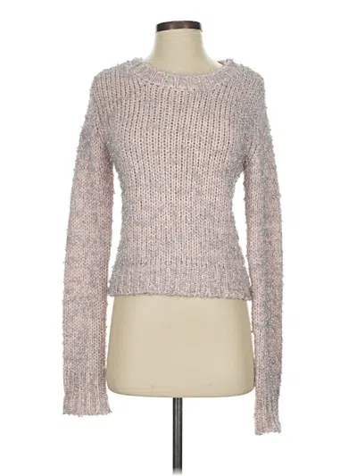 Pre-owned Joa Pullover Sweater In Gray