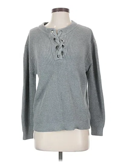 Pre-owned Joa Pullover Sweater In Gray