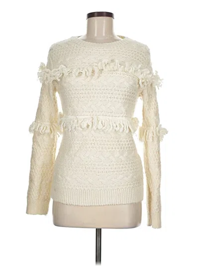 Pre-owned Joa Pullover Sweater In Ivory