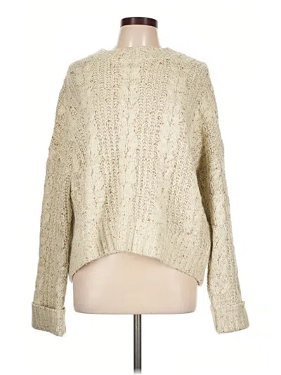 Pre-owned Joa Pullover Sweater In Ivory