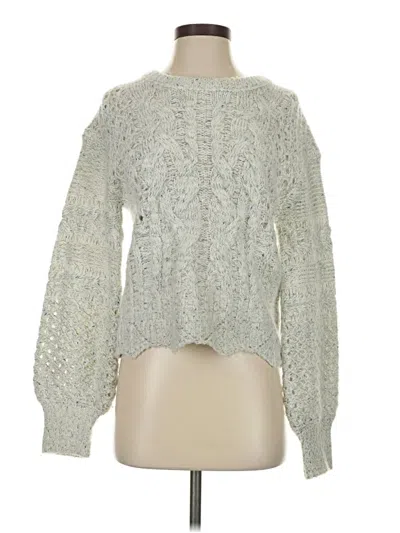 Pre-owned Joa Pullover Sweater In Silver