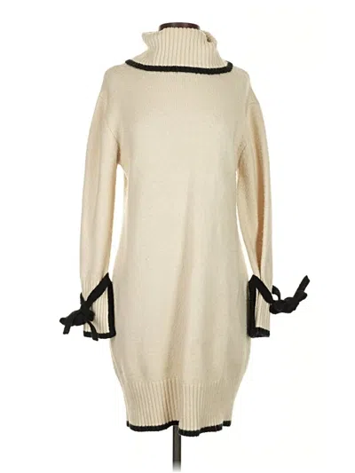 Pre-owned Joa Pullover Sweater In White